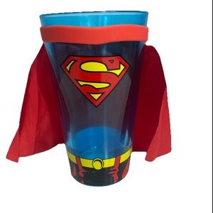 2011 DC Comics Superman Superhero Caped Standard Pint Drinking Glass Toonlabsink